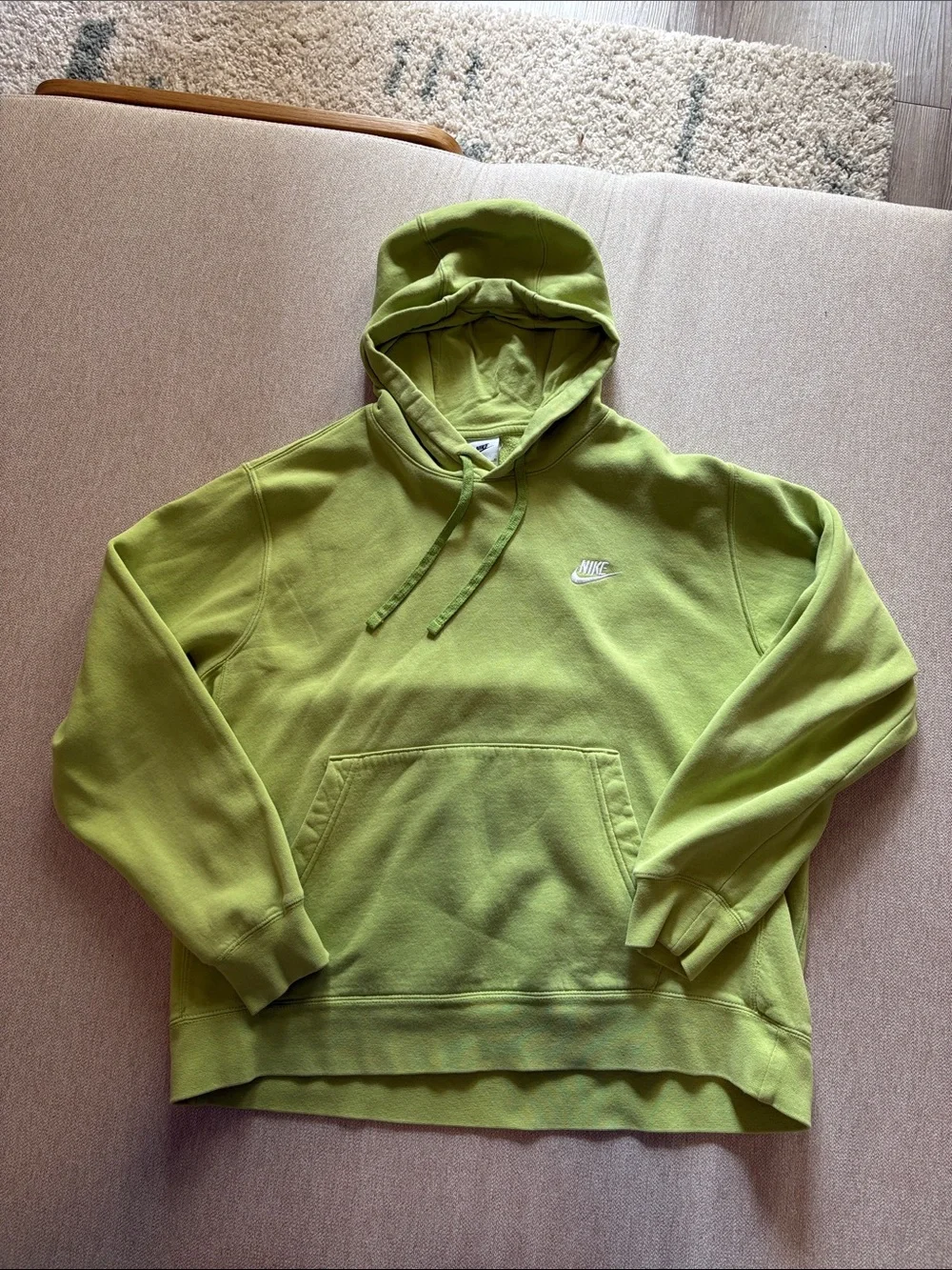 Nike Lime Green Pullover Hoodie